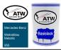 Preview: Mercedes-Benz, Mistralblau Metallic, 955: 500ml Lackdose, von ATW Autoteile West.